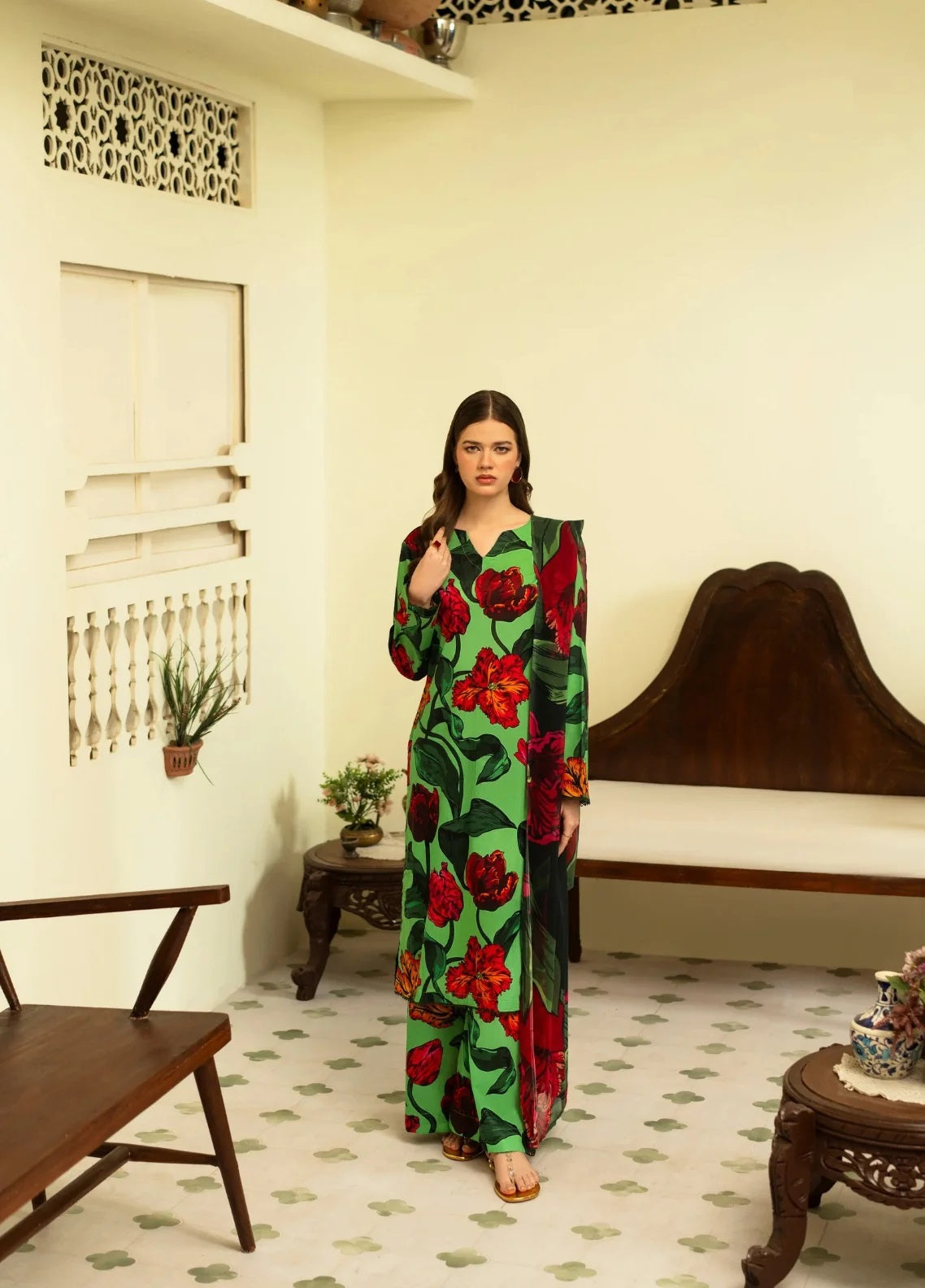 Bin Musa 3 Pc Lawn - BM92
