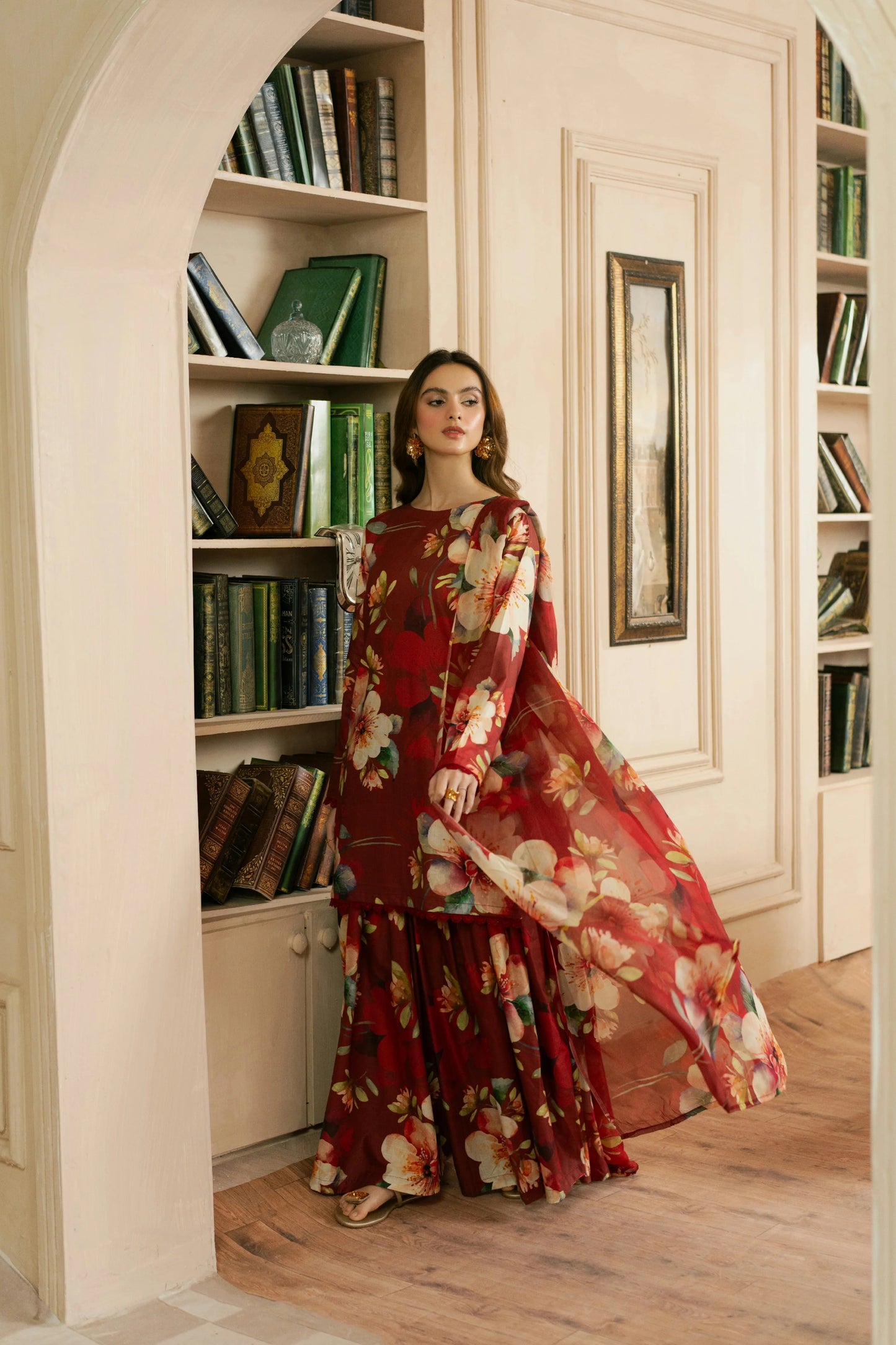 3 Piece BreezeLawn Printed UnStitched Suit with Printed Dupatta & Printed Trouser.
