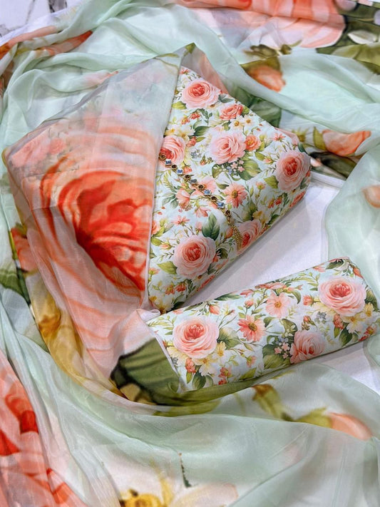 Swiss Lawn Digital Print 3-Pc Suit