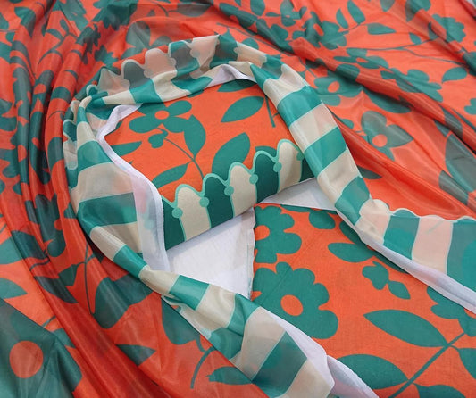 Swiss Lawn Digital Print 3-Pc Suit