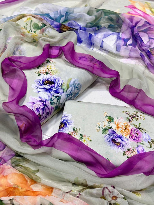 Swiss Lawn Digital Print 3-Pc Suit