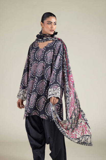 3 Piece BreezeLawn Printed UnStitched Suit with Printed Dupatta &amp; Printed Trouser.