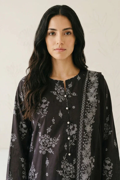 3 Piece BreezeLawn Printed UnStitched Suit with Printed Dupatta &amp; Printed Trouser.