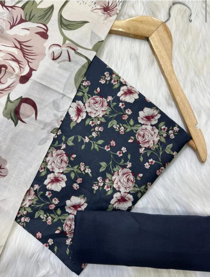 Pre Season Summer Sale 3Pcs Bin Saeed Printed Lawn [Random Articles]
