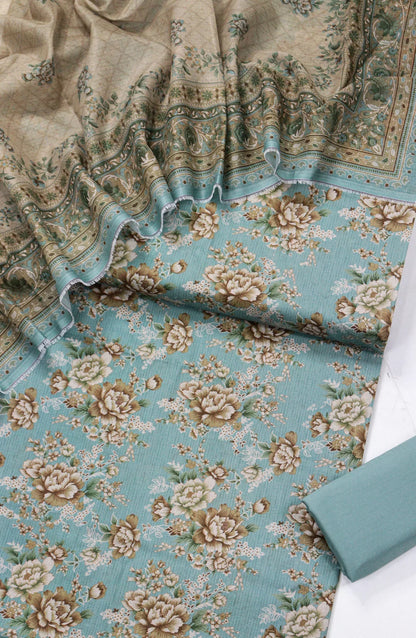 Printed Lawn Unstitched 3 Piece Suit