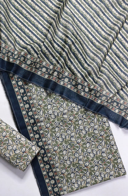 Printed Lawn Unstitched 3 Piece Suit