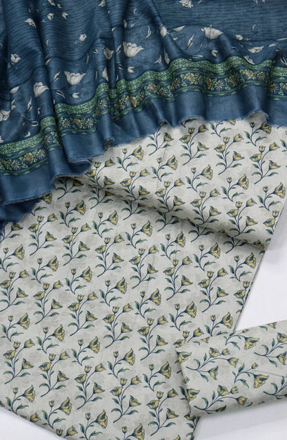 Printed Lawn Unstitched 3 Piece Suit