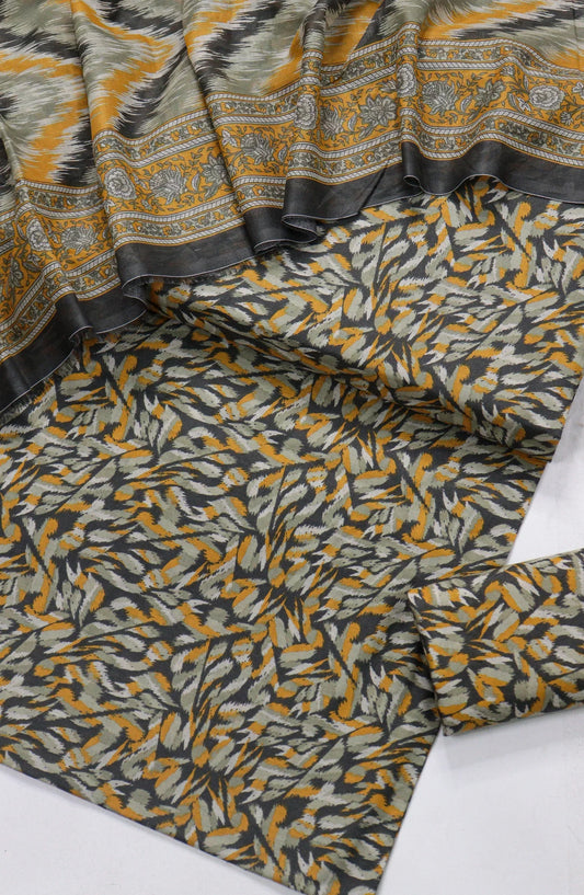 Printed Lawn Unstitched 3 Piece Suit