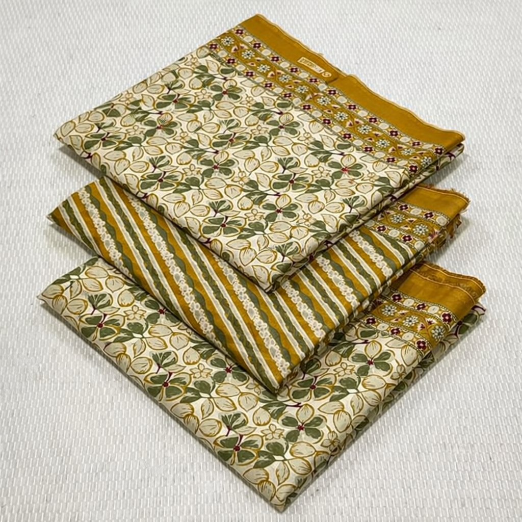 Printed Lawn Unstitched 3 Piece Suit