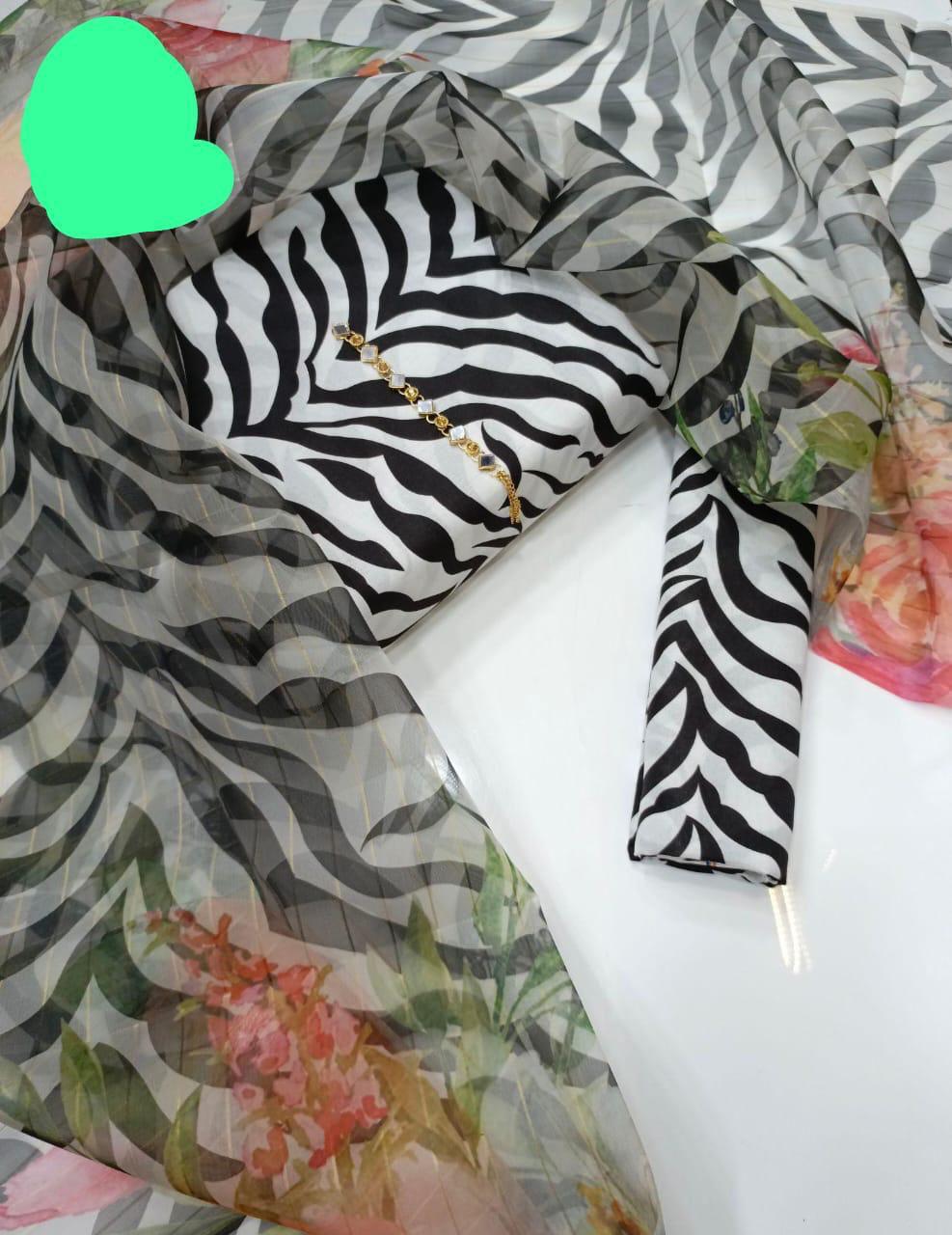 Swiss Lawn Digital Print 3-Pc Suit
