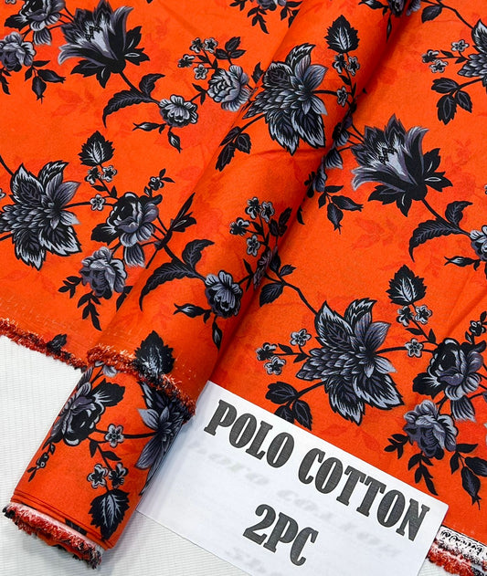 POLO COTTON PRINTED  2PC [ SALE OFFER ] PC-303