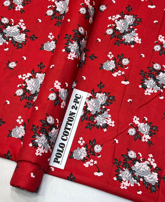 POLO COTTON PRINTED  2PC [ SALE OFFER ] PC-414