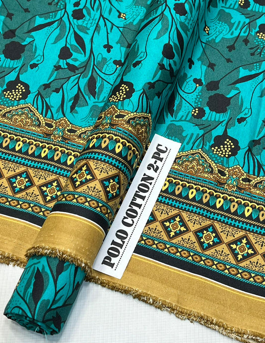 POLO COTTON PRINTED  2PC [ SALE OFFER ] PC-427
