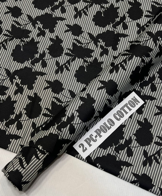 POLO COTTON PRINTED  2PC [ SALE OFFER ] PC-450