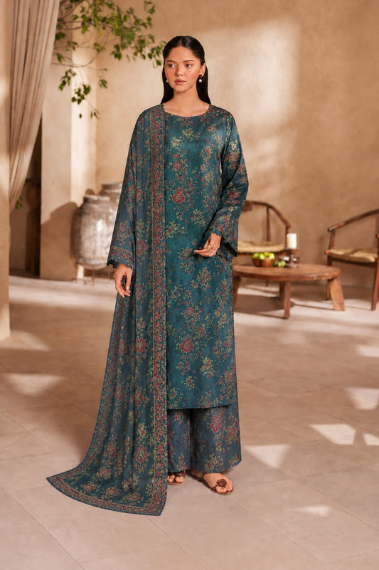 3 Piece BreezeLawn Printed UnStitched Suit with Printed Dupatta &amp; Printed Trouser.
